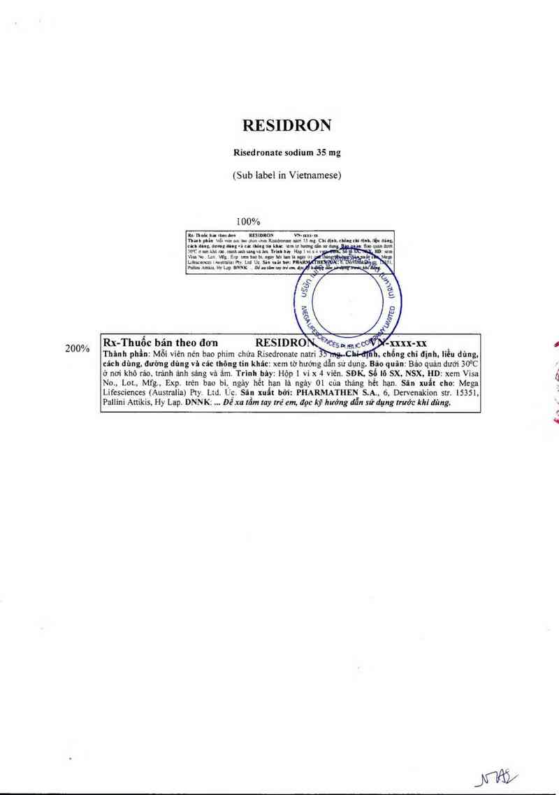thông tin, cách dùng, giá thuốc Residron - ảnh 2