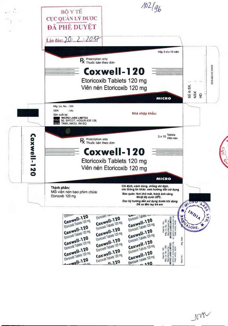 thông tin, cách dùng, giá thuốc Coxwell-120 - ảnh 0