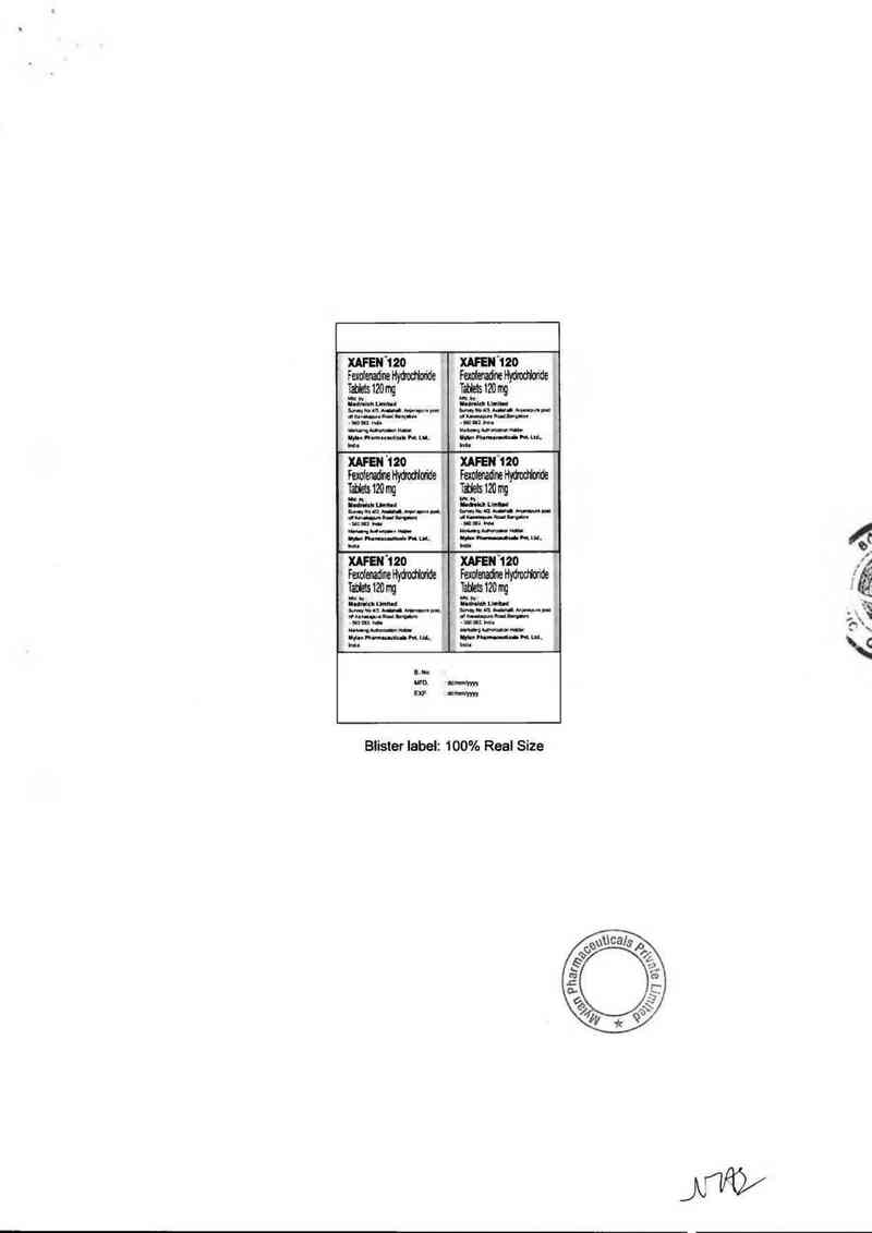 thông tin, cách dùng, giá thuốc Xafen 120 - ảnh 1