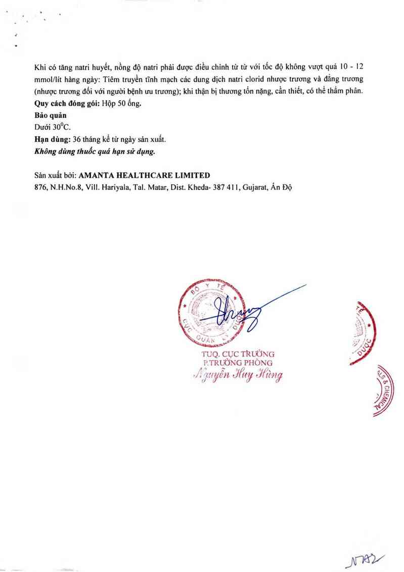 thông tin, cách dùng, giá thuốc Sodium Chloride Injection BP (0.9% W/V) - ảnh 3