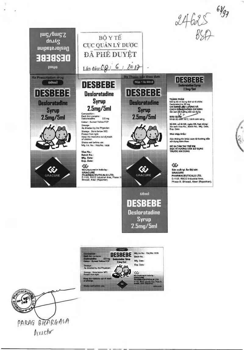 thông tin, cách dùng, giá thuốc Desbebe - ảnh 0
