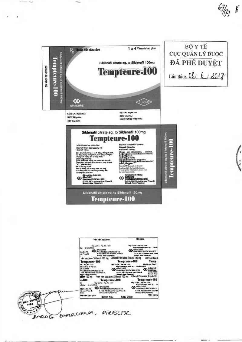 thông tin, cách dùng, giá thuốc Temptcure-100 - ảnh 0