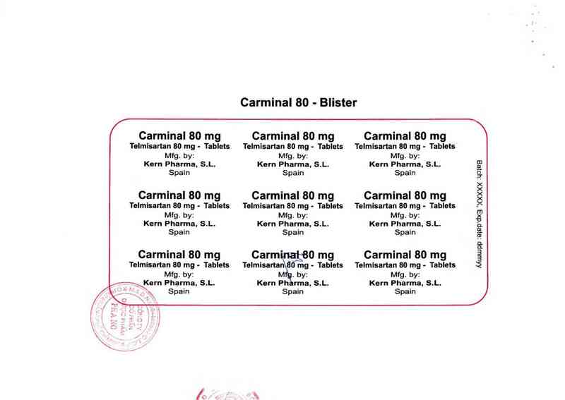 thông tin, cách dùng, giá thuốc Carminal 80mg - ảnh 1
