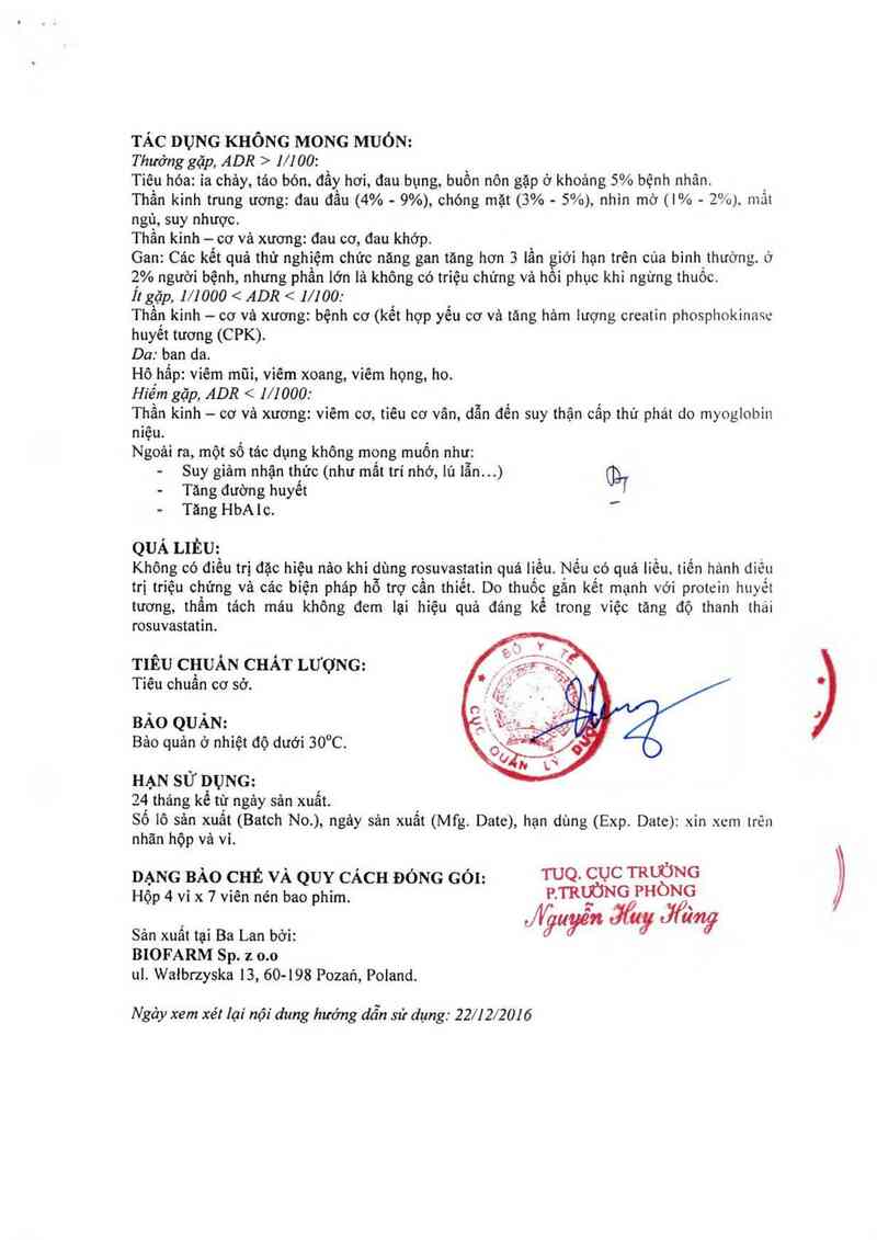 thông tin, cách dùng, giá thuốc Rosutrox - ảnh 8