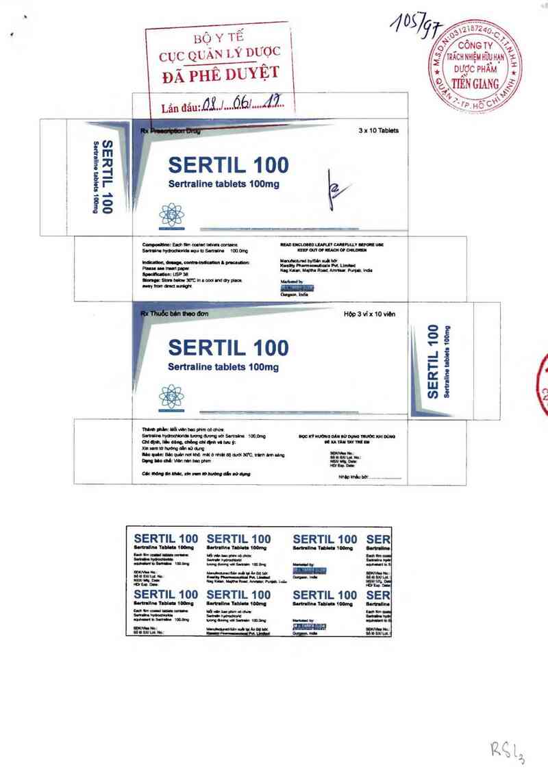 thông tin, cách dùng, giá thuốc Sertil 100 - ảnh 0
