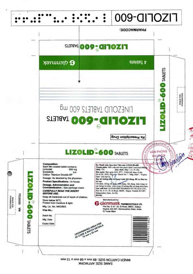 thông tin, cách dùng, giá thuốc Lizolid-600 - ảnh 2
