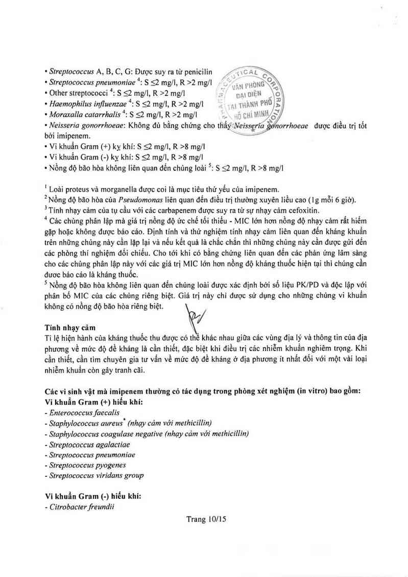 thông tin, cách dùng, giá thuốc Choongwae Prepenem  500mg - ảnh 12
