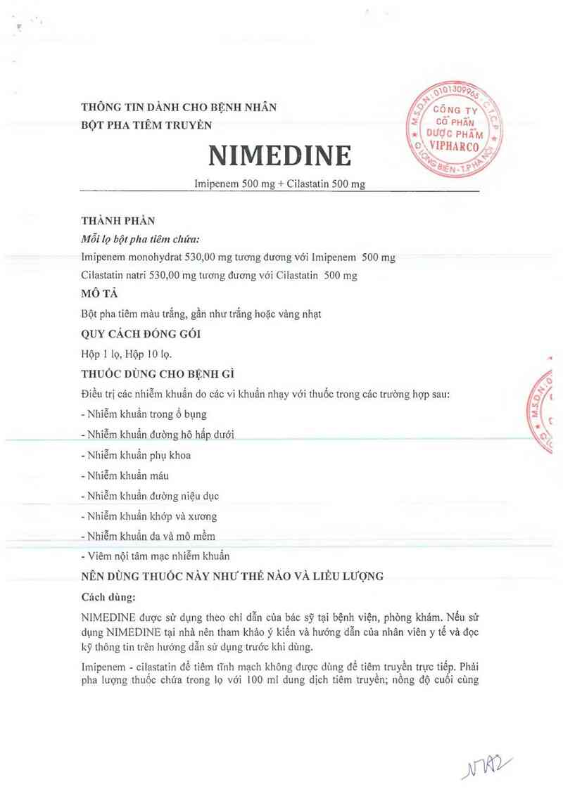 thông tin, cách dùng, giá thuốc Nimedine - ảnh 10