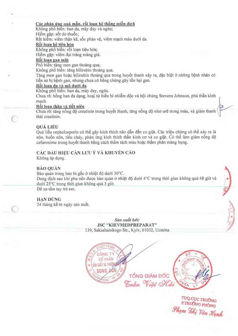 thông tin, cách dùng, giá thuốc Kimacef - ảnh 11