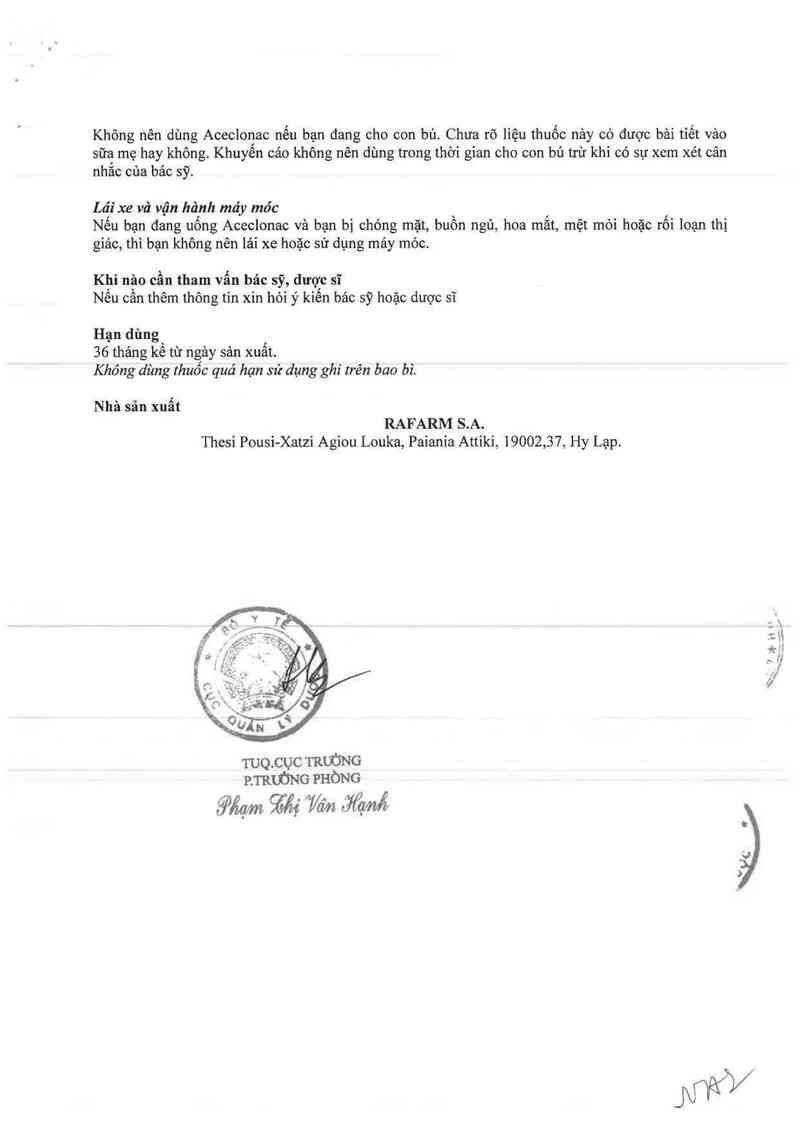 thông tin, cách dùng, giá thuốc Aceclonac - ảnh 15