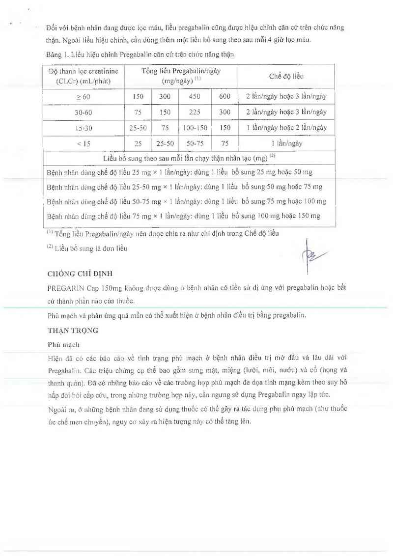 thông tin, cách dùng, giá thuốc Pregarin Cap 150mg - ảnh 5