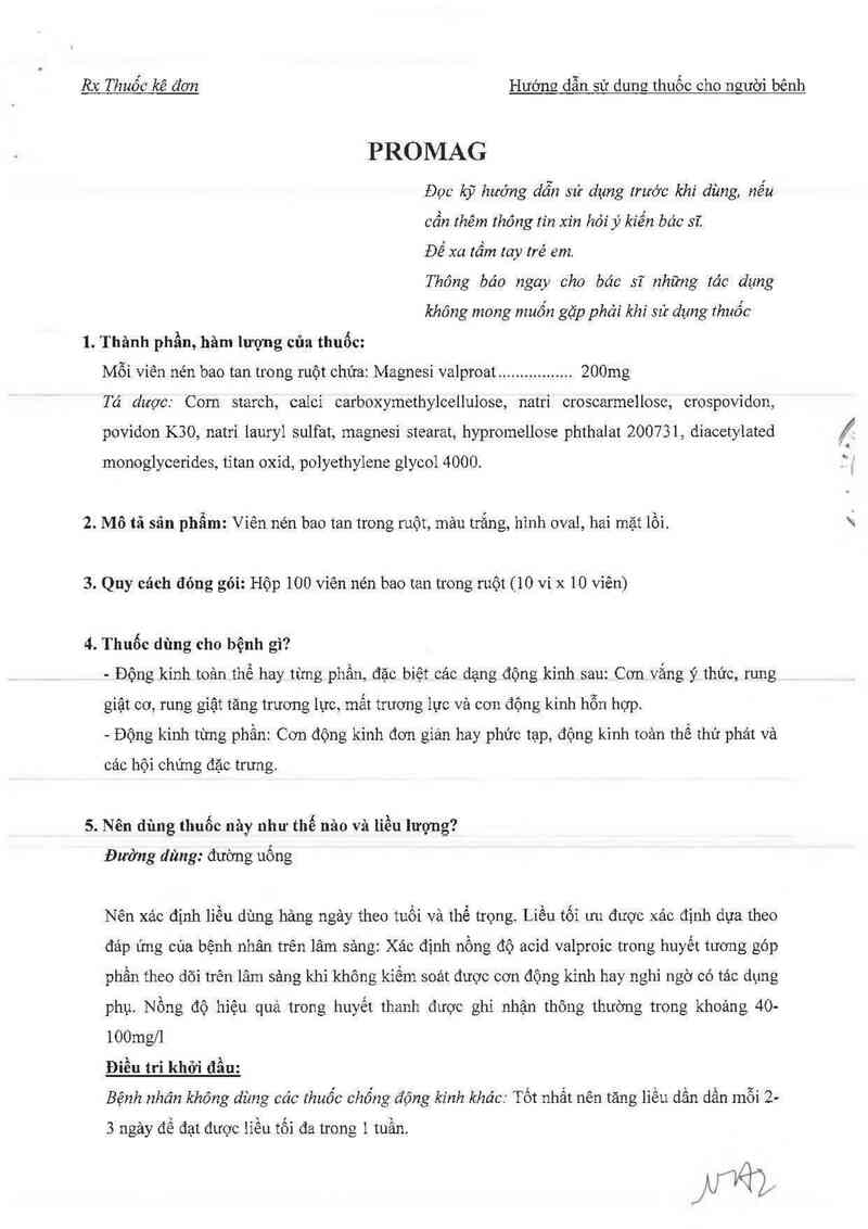 thông tin, cách dùng, giá thuốc Promag - ảnh 12