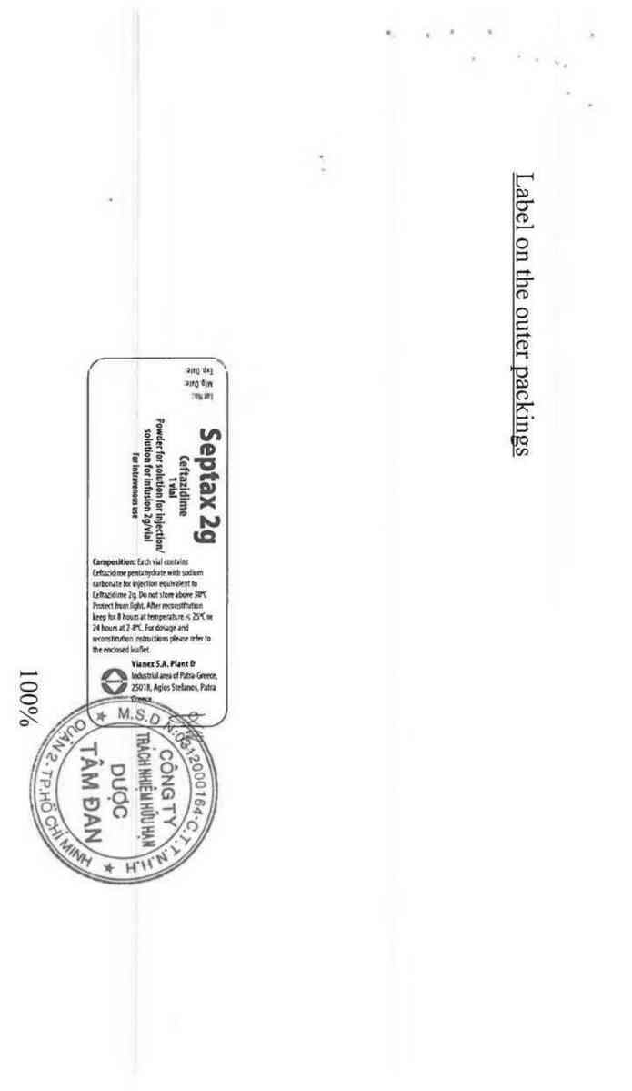thông tin, cách dùng, giá thuốc Septax 2g - ảnh 2