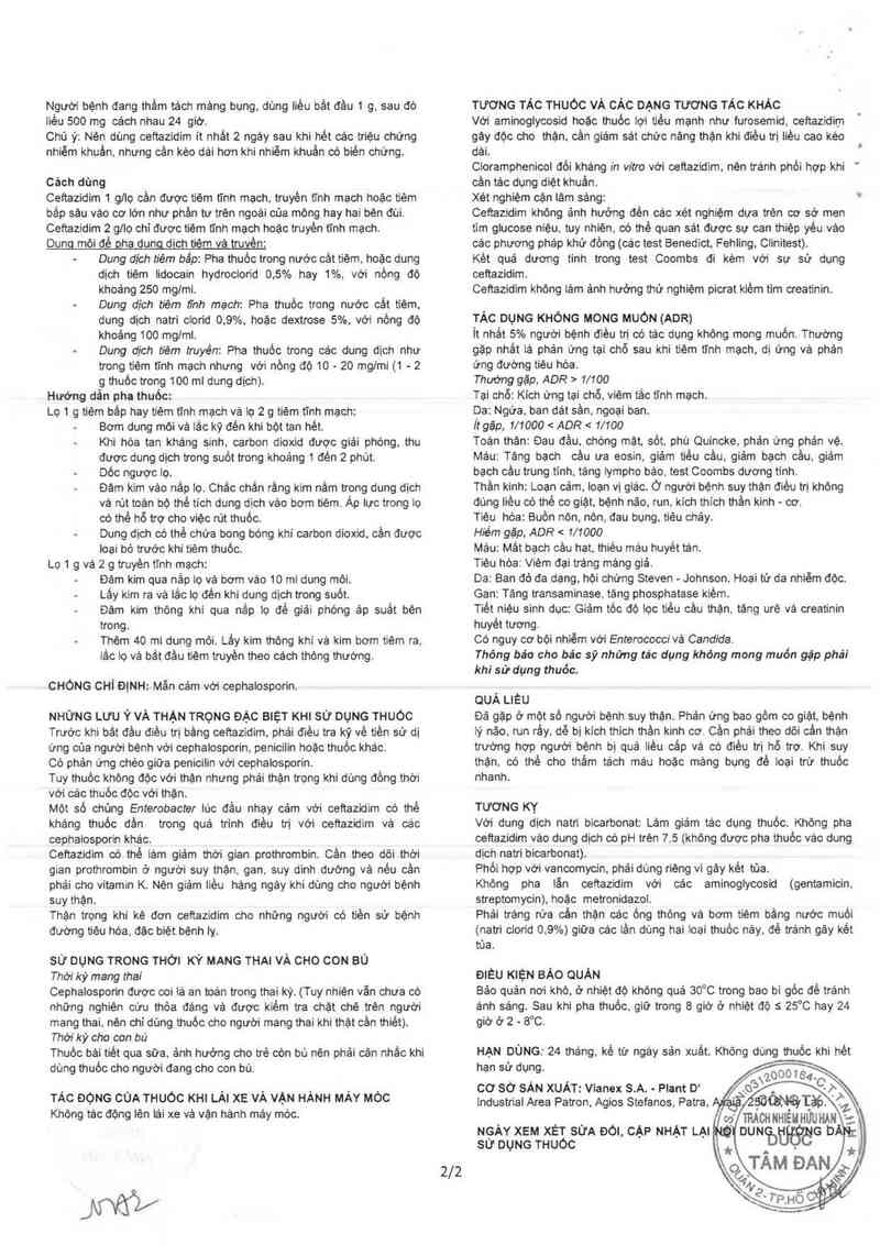 thông tin, cách dùng, giá thuốc Septax 2g - ảnh 5
