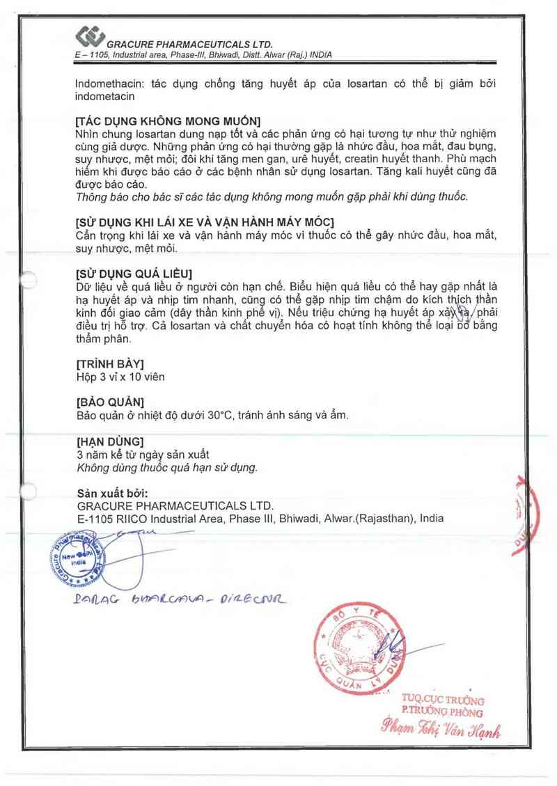 thông tin, cách dùng, giá thuốc Grasarta - ảnh 4