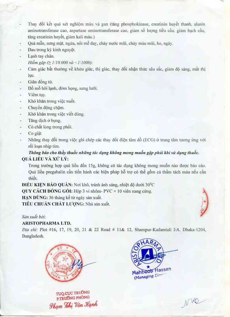 thông tin, cách dùng, giá thuốc Neurovan-75 capsule - ảnh 7