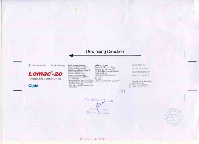 thông tin, cách dùng, giá thuốc Lomac- 20 - ảnh 5