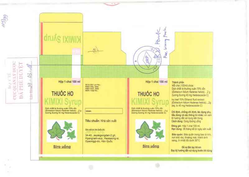 thông tin, cách dùng, giá thuốc Kimixi Syrup - ảnh 0