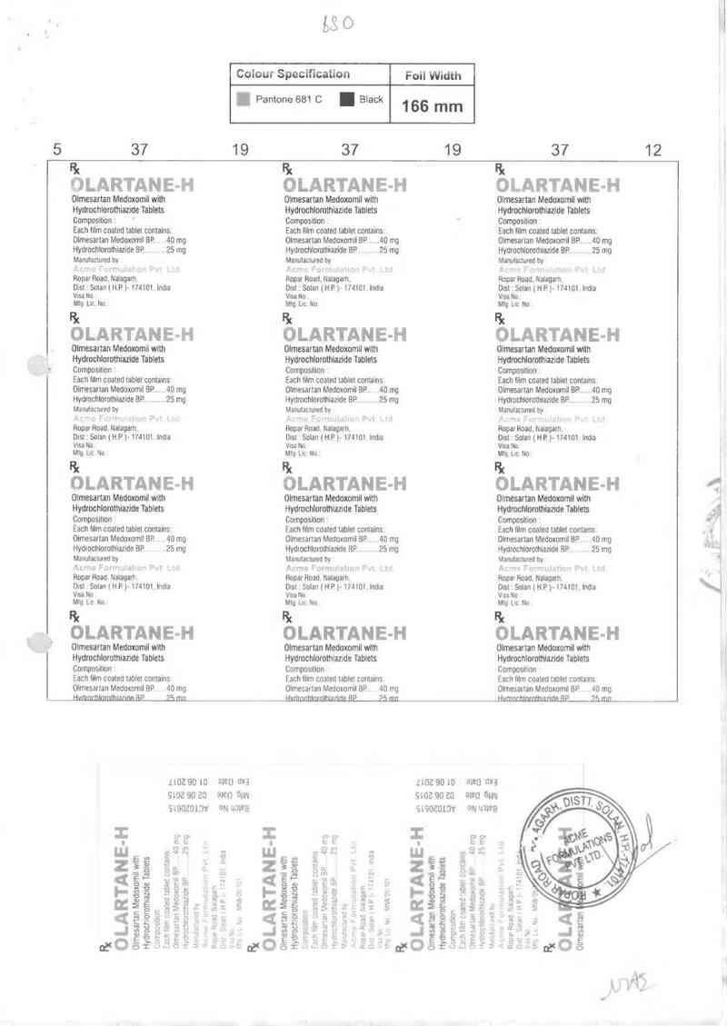 thông tin, cách dùng, giá thuốc Olartane-H - ảnh 1