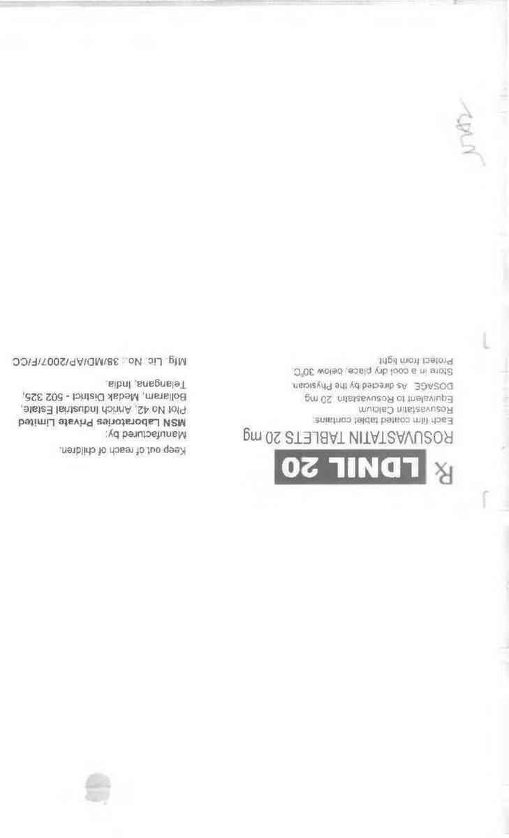 thông tin, cách dùng, giá thuốc Ldnil 20 - ảnh 2