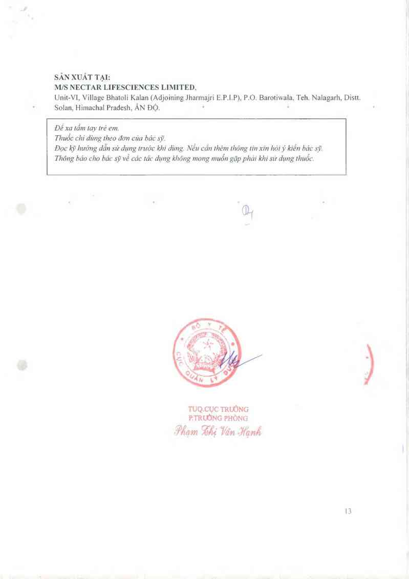 thông tin, cách dùng, giá thuốc Necpime - ảnh 13