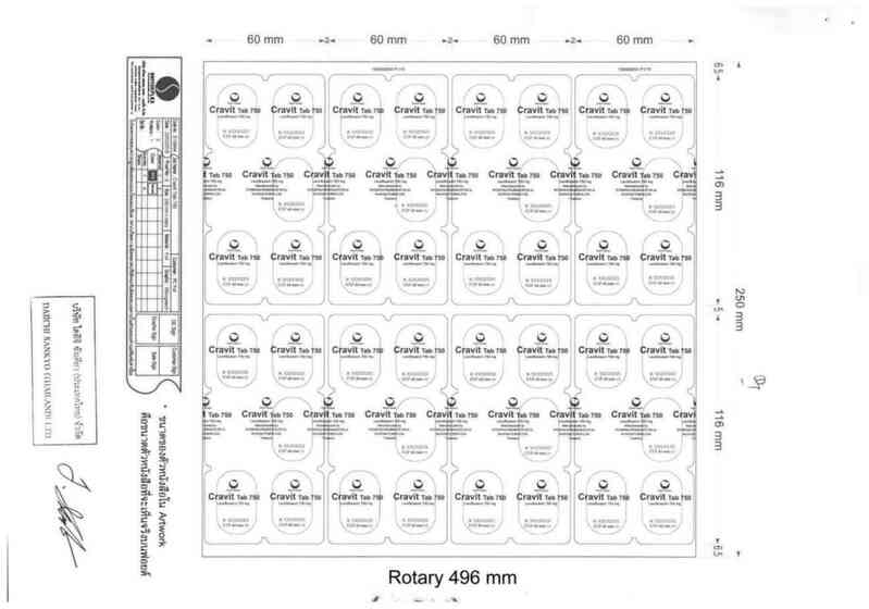 thông tin, cách dùng, giá thuốc Cravit tab 750 - ảnh 1