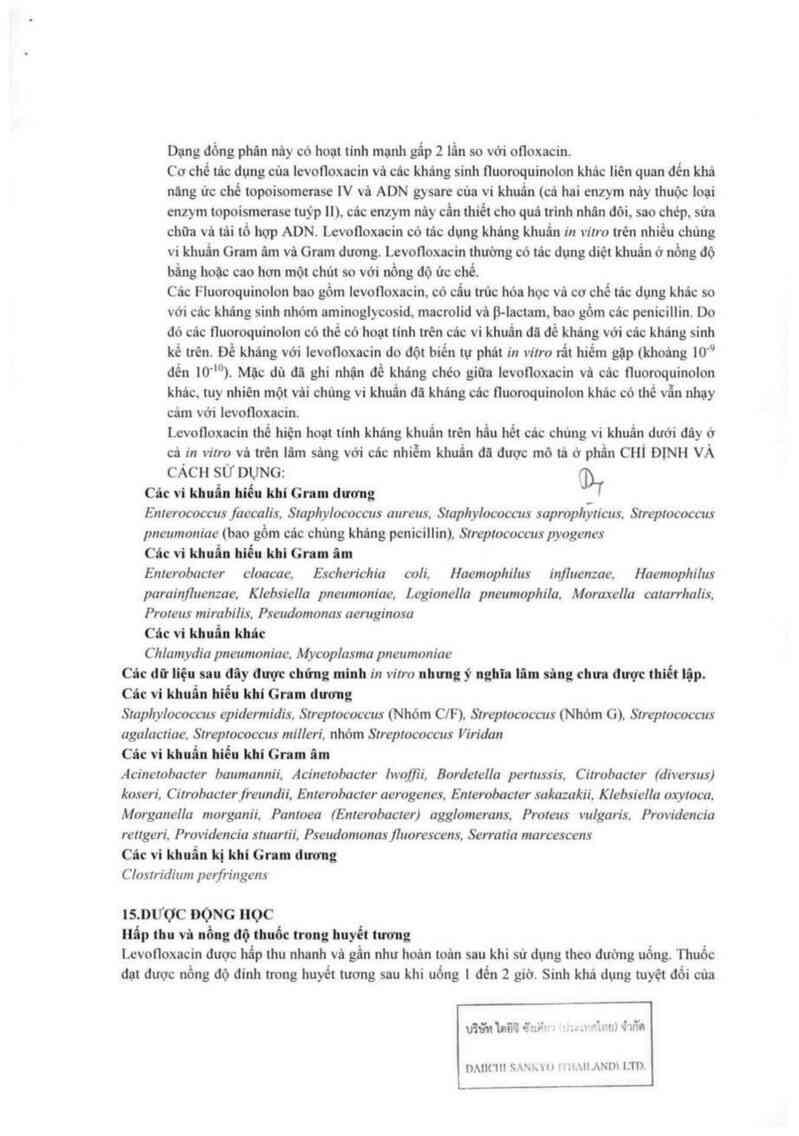 thông tin, cách dùng, giá thuốc Cravit tab 750 - ảnh 13