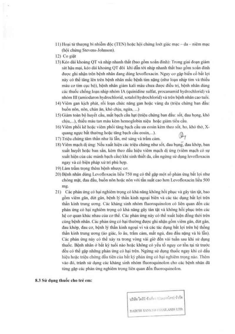 thông tin, cách dùng, giá thuốc Cravit tab 750 - ảnh 7