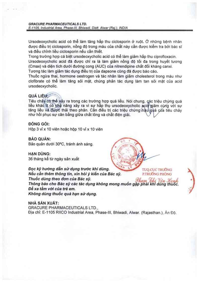 thông tin, cách dùng, giá thuốc Ursocure - ảnh 5