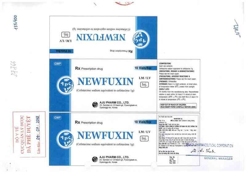 thông tin, cách dùng, giá thuốc Newfuxin Inj. - ảnh 0