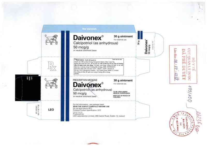 thông tin, cách dùng, giá thuốc Daivonex - ảnh 0