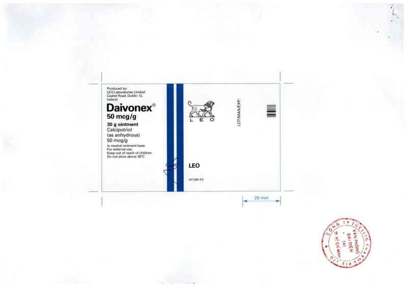 thông tin, cách dùng, giá thuốc Daivonex - ảnh 1