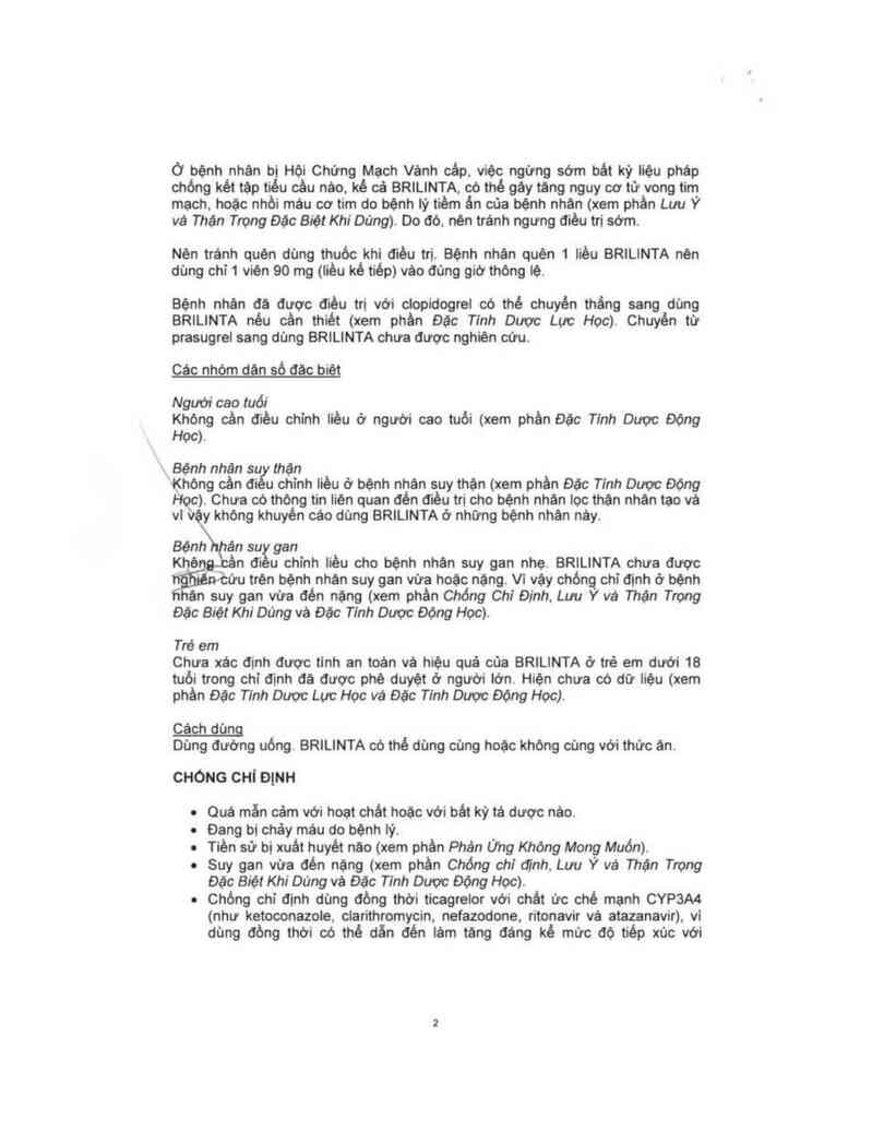 thông tin, cách dùng, giá thuốc Brilinta - ảnh 3