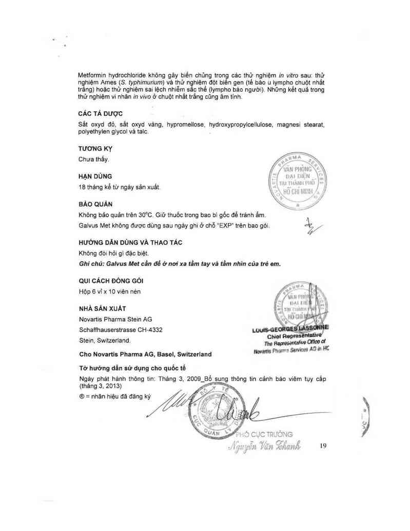 thông tin, cách dùng, giá thuốc Galvus Met - ảnh 20
