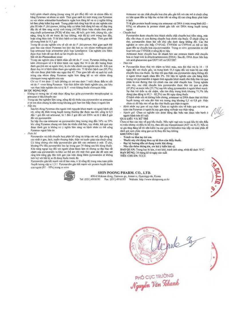 thông tin, cách dùng, giá thuốc Shingpoong Pyramax - ảnh 5