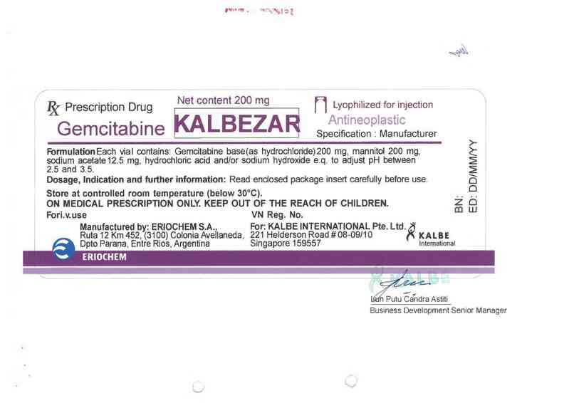 thông tin, cách dùng, giá thuốc Kalbezar 200mg - ảnh 1
