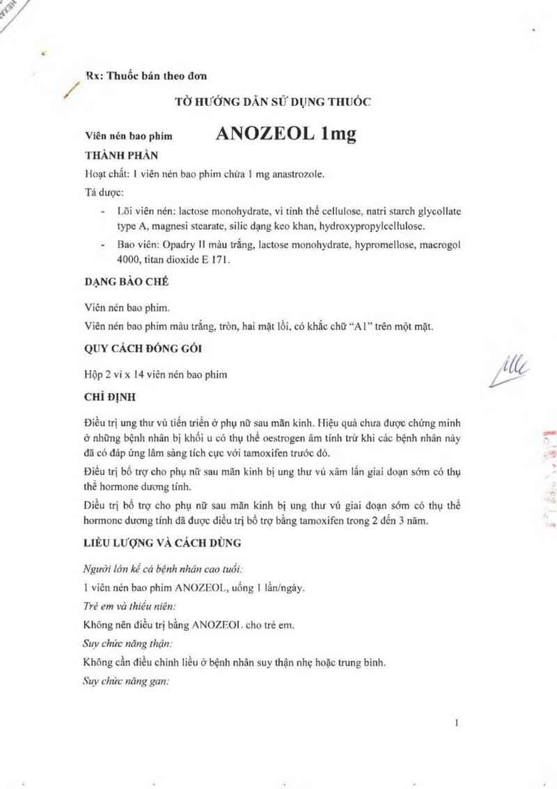 thông tin, cách dùng, giá thuốc Anozeol - ảnh 2