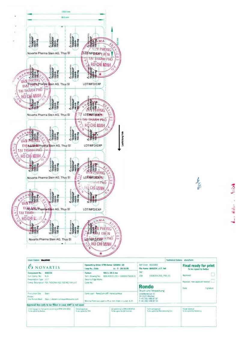thông tin, cách dùng, giá thuốc Tasigna 150mg - ảnh 1