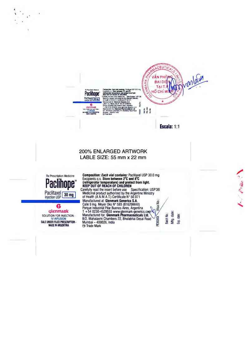 thông tin, cách dùng, giá thuốc Paclihope - ảnh 1