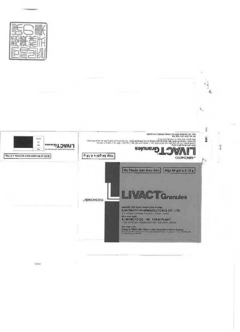 thông tin, cách dùng, giá thuốc Livact Granules - ảnh 1
