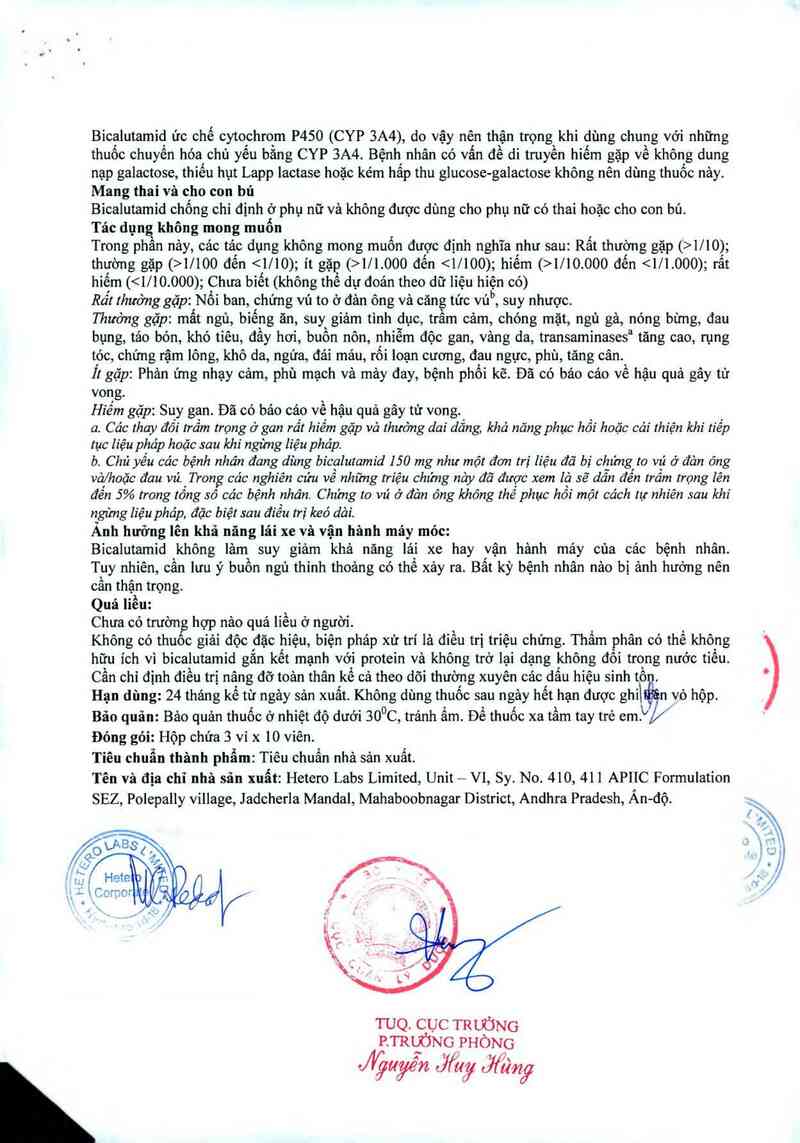 thông tin, cách dùng, giá thuốc Bicamed 150 - ảnh 8
