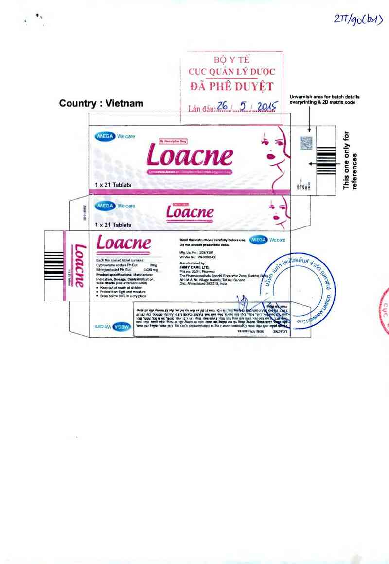 thông tin, cách dùng, giá thuốc Loacne - ảnh 0
