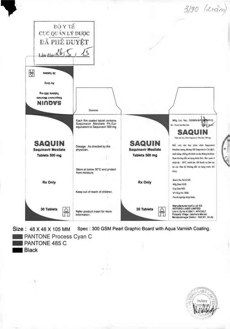 thông tin, cách dùng, giá thuốc Saquin - ảnh 0
