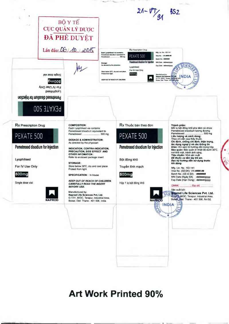 thông tin, cách dùng, giá thuốc Pexate 500 - ảnh 0