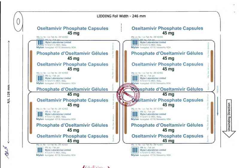 thông tin, cách dùng, giá thuốc Oseltamivir Phosphate capsules 45mg - ảnh 1
