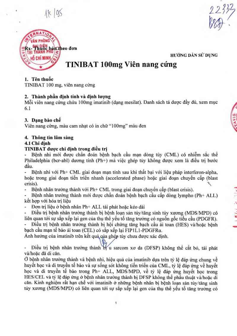 thông tin, cách dùng, giá thuốc Tinibat - ảnh 2