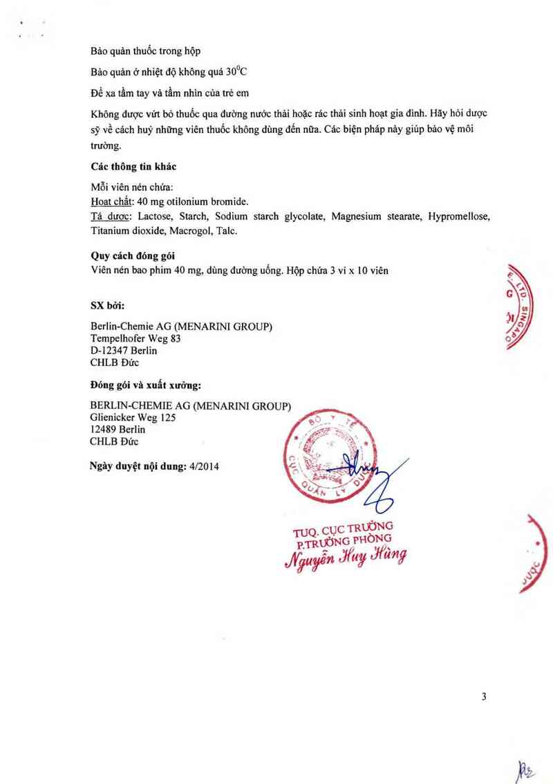 thông tin, cách dùng, giá thuốc Spasmomen - ảnh 4