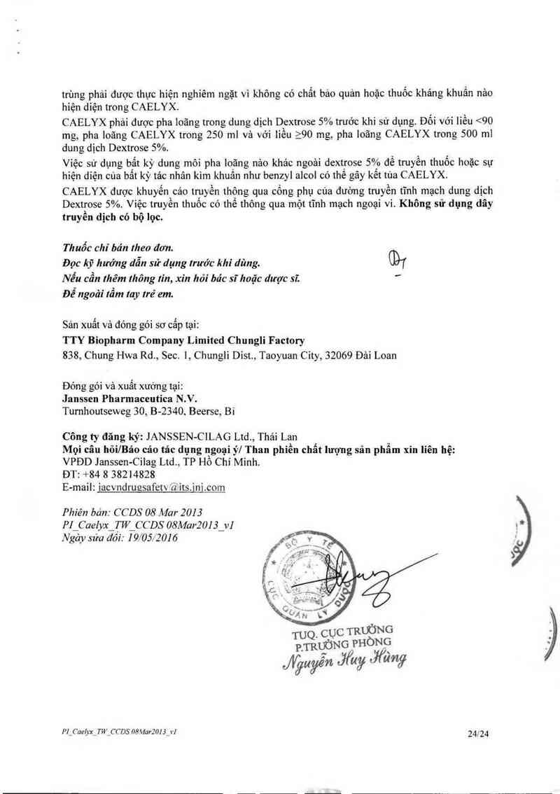 thông tin, cách dùng, giá thuốc Caelyx - ảnh 25