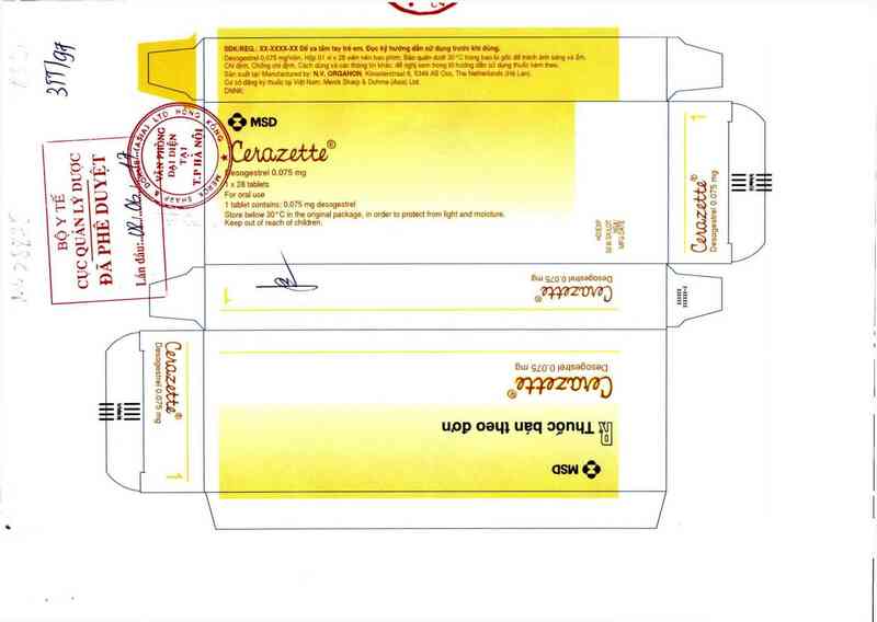 thông tin, cách dùng, giá thuốc Cerazette - ảnh 0