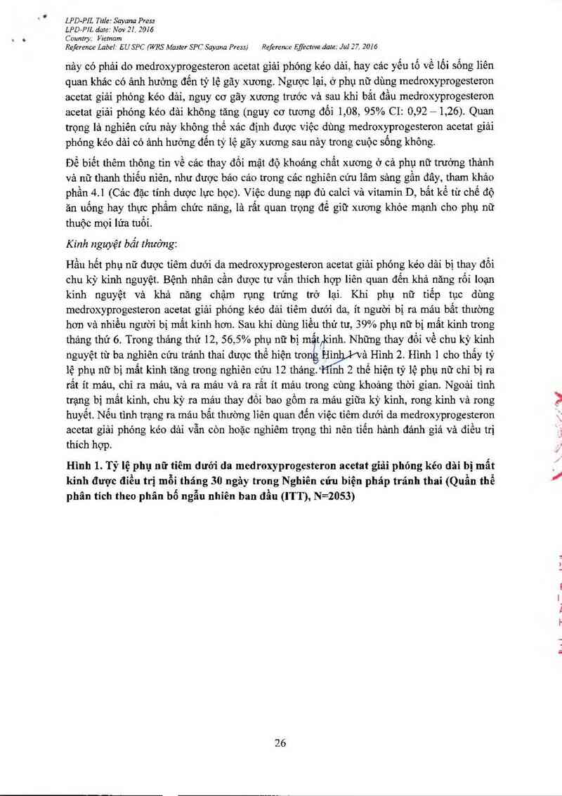 thông tin, cách dùng, giá thuốc Sayana Press - ảnh 27